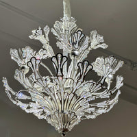 French Style Floral Crystal Chandelier