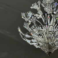 French Style Floral Crystal Chandelier