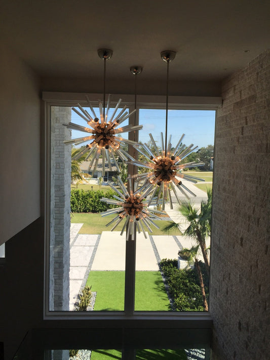 Moderne paardenbloem kristallen kroonluchter voor woonkamer/slaapkamer
