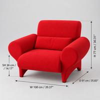 Roselle Sculptural Lounge Chair