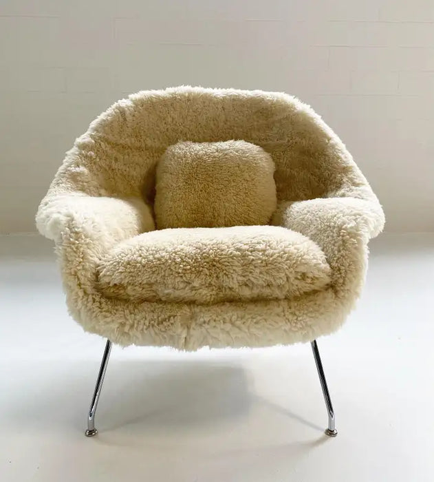 Cozy Fleece Lounge Sofa Chair