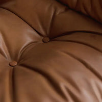 Vintage Leather/Cotton Soriana Armchairs Sofa For Living Room/Study