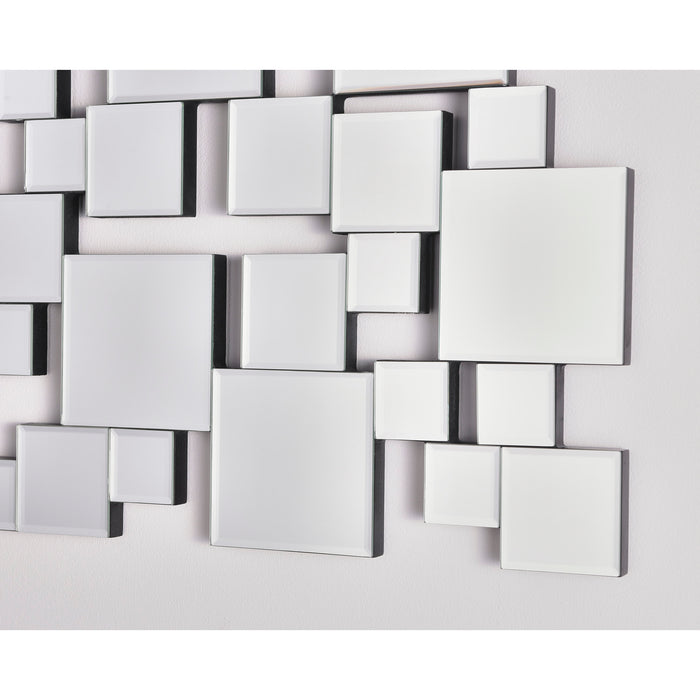 Rylight Irregular Square Mirror Cluster Wall Decoration