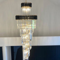 Rylight Spiral Crystal Chandelier