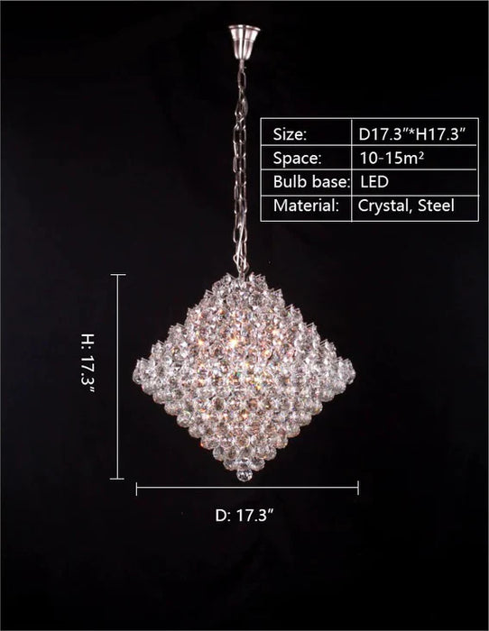 Rylight esthetische conische kristallen kroonluchter