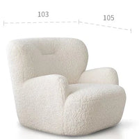 Modern Cream Bear Lounge Chair