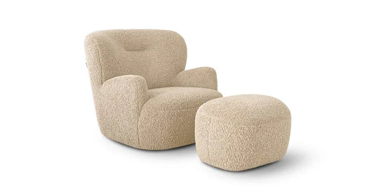 Modern Cream Bear Lounge Chair