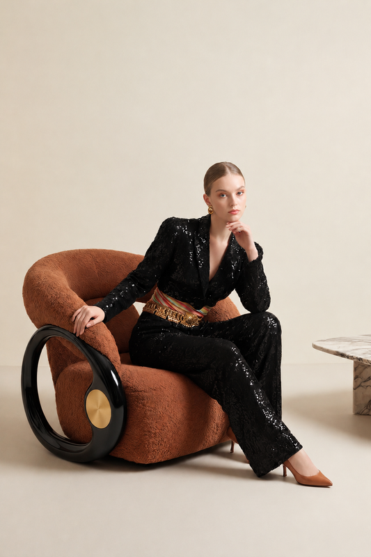 Moon Sculptural Lounge Chair