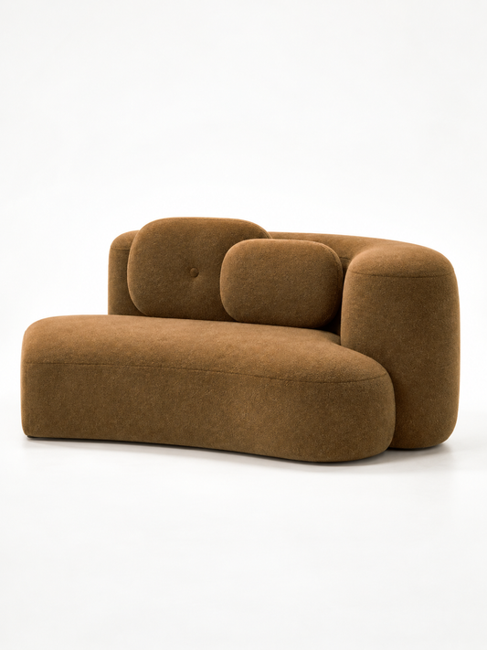 Château Sculptural Modular Mohair Sofa