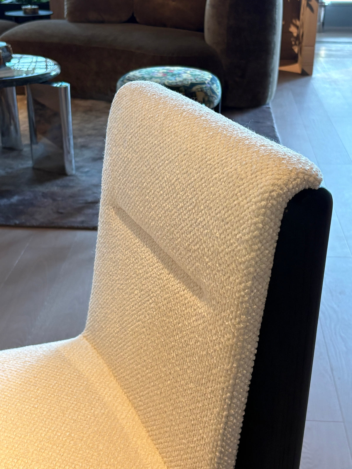 Noirline Sculptural Upholstered Dining Chair