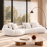 Avelune Sculptural Chenille Sofa