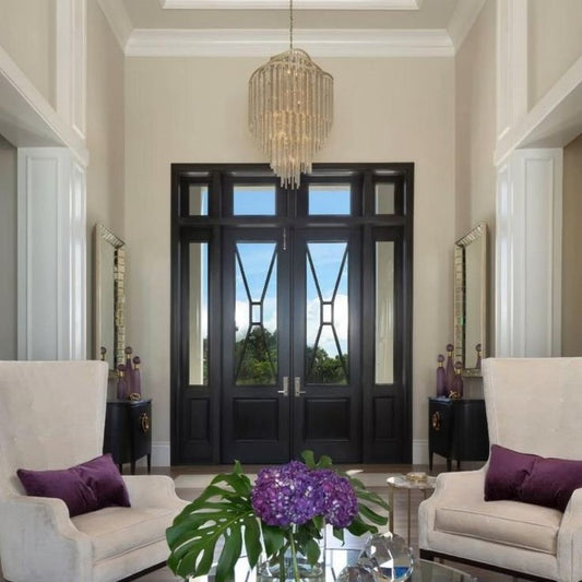 ثريا شرابة ذات أنبوب كريستالي مجوف ما بعد الحداثة من رايلايت