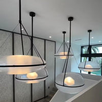 Modern Designer Recommended Elliptical Shell Pendant