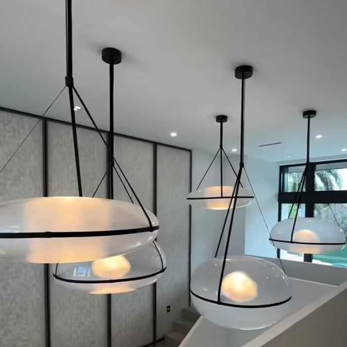 Modern Designer Recommended Elliptical Shell Pendant