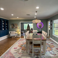 ثريا كريستالية من الخرز الإمبراطوري الفرنسي Rylight 3-Light بلمسة نهائية من النحاس العتيق