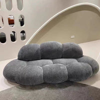 Rylight Fluff Velvet Sofa for Living Room/Bedroom