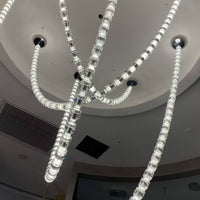 ثريا كريستالية حديثة بتصميم رصاصة لغرفة المعيشة/الحمام/البهو/الفندق/المطعم