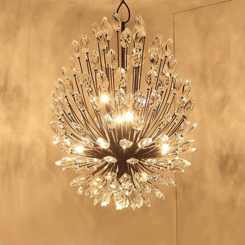 Rylight moderne mode artistieke kristallen kralen boeket kroonluchter