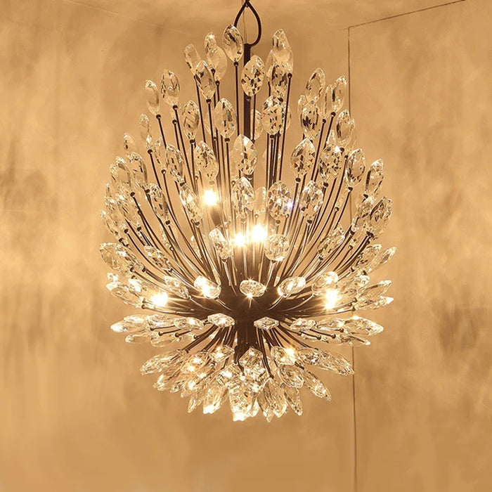 Rylight Modern Fashion Artistic Crystal Bead Bouquet Chandelier