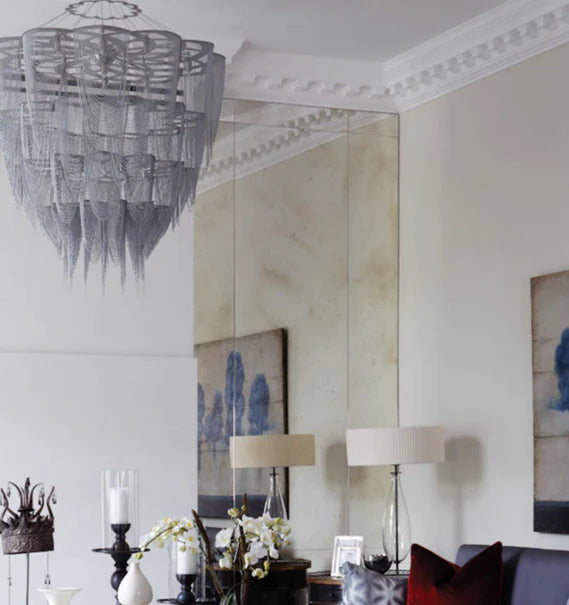 Rylight 13/19-Light Extra Large Creative Multi-tiered Personalized Tassel Chandelier