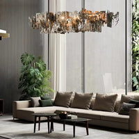 Rylight onregelmatige rechthoekige ijzeren kroonluchter