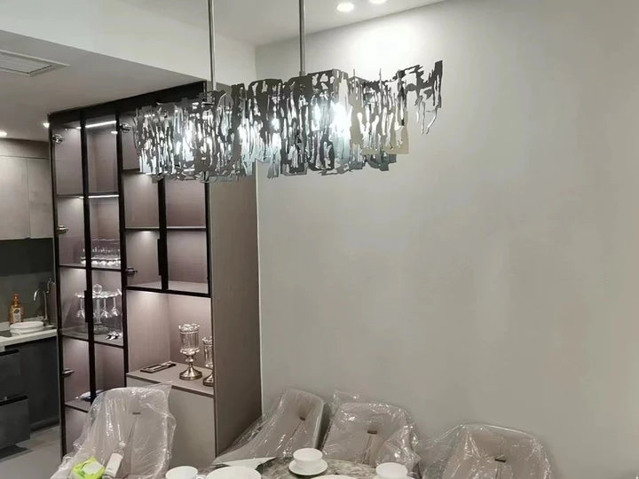Rylight onregelmatige rechthoekige ijzeren kroonluchter