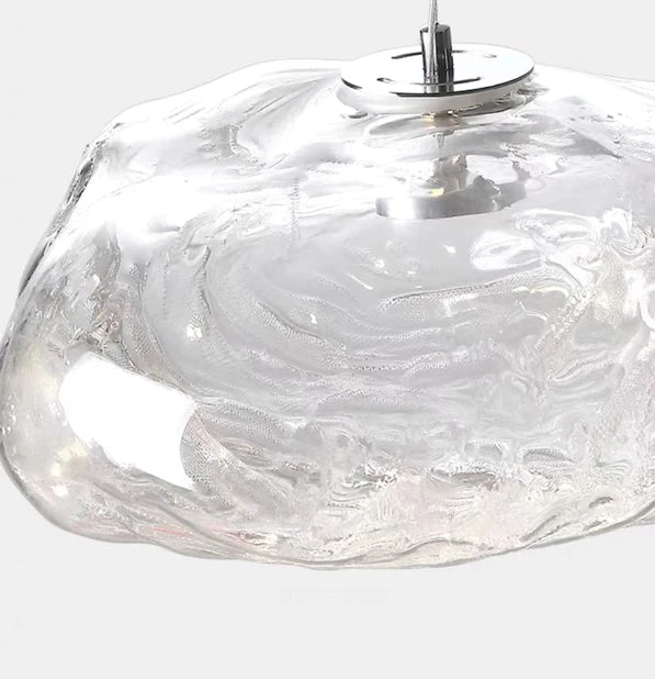Rylight 5/8/10/11/16/20-licht minimalistische glazen wolk decoratieve kroonluchter