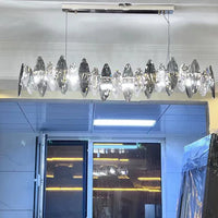 Luxury Leaf Crystal Chandelier for Living Room Modern/Dining Room