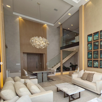 Rylight 4 Versions Designer-recommended Acrylic Chandelier