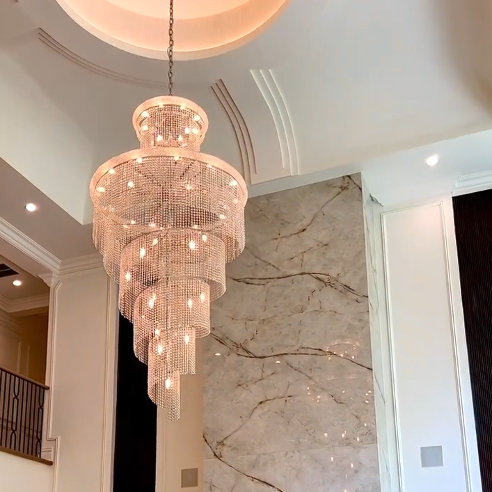 Rylight 41-lichts extra grote kristallen kroonluchter in luxe stijl