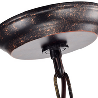 ثريا الشموع الكريستالية ذات الطراز الجديد من Rylight بلمسة نهائية من الطلاء الداكن