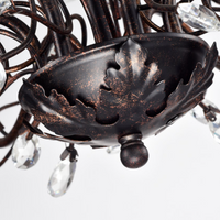 ثريا الشموع الكريستالية ذات الطراز الجديد من Rylight بلمسة نهائية من الطلاء الداكن