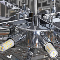 ثريا كريستالية مربعة/خطية غير منتظمة من رايلايت