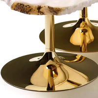 Natural Alabaster Irregular Coffee Table Set for Living Room/Bedroom