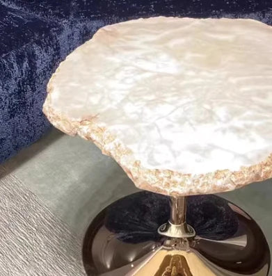 Natural Alabaster Irregular Coffee Table Set for Living Room/Bedroom