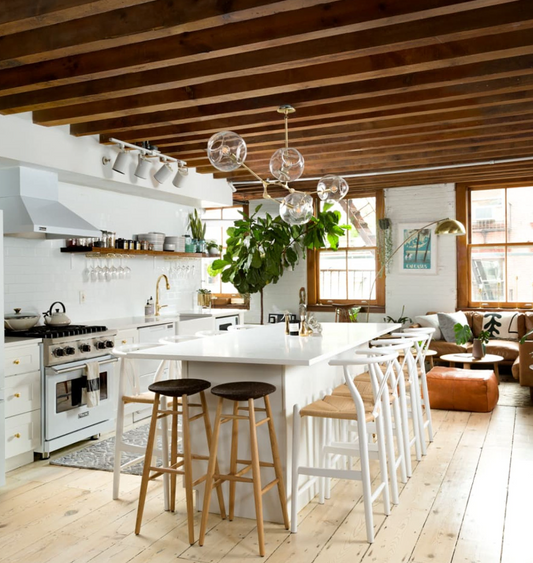 ثريا زجاجية Rylight 5/7/8/9-Light Sputnik Smoky Gray/Amber Glass