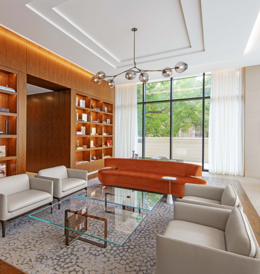 ثريا زجاجية Rylight 5/7/8/9-Light Sputnik Smoky Gray/Amber Glass