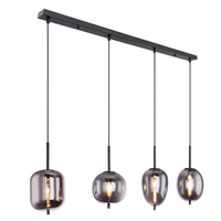 رايلايت 3/4/6/8/16-ثريا باللون الرمادي الدخاني الفاتح 