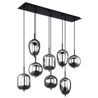 رايلايت 3/4/6/8/16-ثريا باللون الرمادي الدخاني الفاتح 