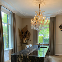 Rylight Classic 5-armed Candle Crystal Chandelier