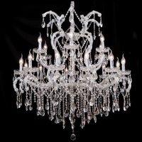Rylight Classic 5-armed Candle Crystal Chandelier