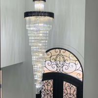 Rylight Spiral Crystal Chandelier
