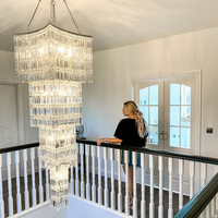 Rylight 4/5-Layer Vertical Crystal Chandelier