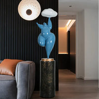 Rylight Abstract Creative Figure Sculpture Cloud Floor Lamp