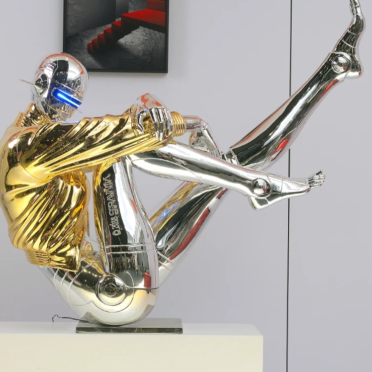 Rylight Gold Coat Goddess vloerlamp