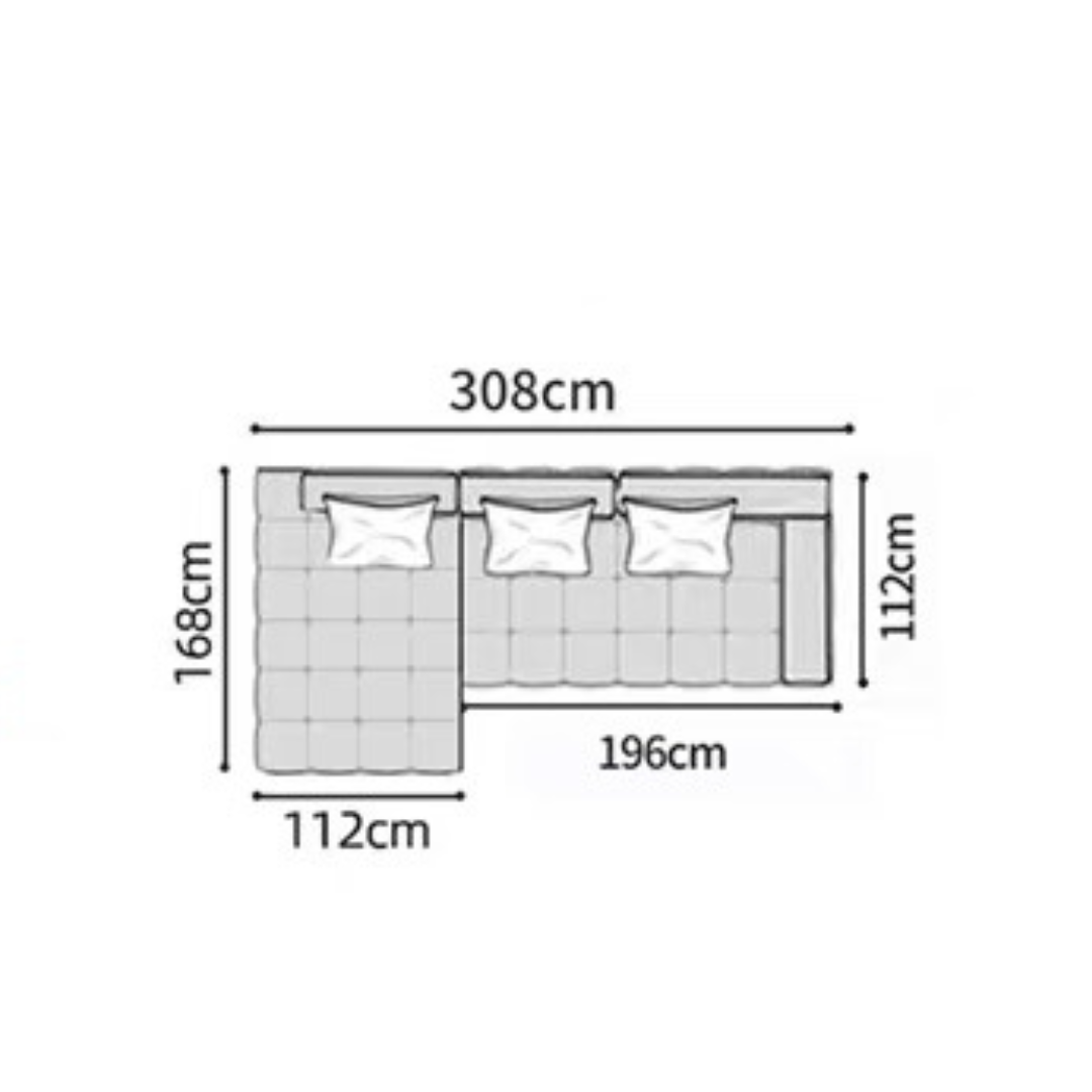 Rylight Luxe Sectionele Bank voor Villa