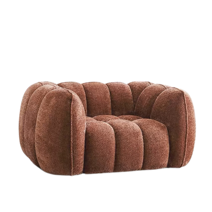 Rylight Scandinavian Vintage Fabric Pumpkin Sofa