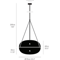 Modern Designer Recommended Elliptical Shell Pendant