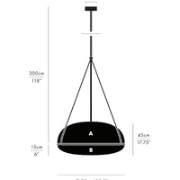 Modern Designer Recommended Elliptical Shell Pendant