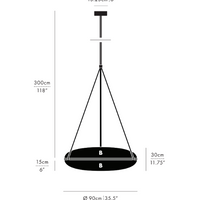 Modern Designer Recommended Elliptical Shell Pendant